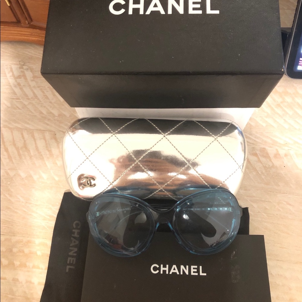 Authentic Blue Chanel Sunnies